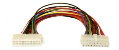 Strom Verl&auml;ngerung intern, InLine&reg;, 20pol St/Bu, Netzteil -> Mainboard, 20cm