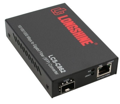 Longshine Gigabit Triple-Speed Media Converter LCS-C862
