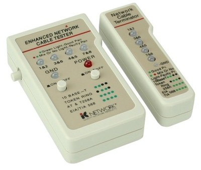 No Name / Sonstiges Tester f&uuml;r RJ45 mit 5 LED`s