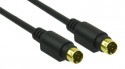 S-VHS Kabel, InLine�, vergoldete Stecker, 4pol mini DIN St/St 10m