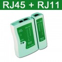 Netzwerkkabel-Tester f�r RJ11 und RJ45 / Cat.5 Cat.6