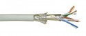 Patchkabel Cat.5e, InLine�, grau, S-FTP, AWG26, PVC, 100m