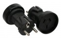 Netzadapter Schuko Stecker auf Australien/Argentinien Buchse