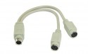 PS/2 Y-Kabel, InLine�, Maus+Tastatur an Notebook