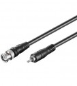 Goobay Audio-Video-Kabel 3,0m, Blister, BNC-Stecker > Cinch-Stecker AVK 147-300 3.0m SB