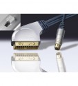 Clicktronic� Clicktronic� Home Cinema, 1,5m, Scart-St.m. Switch > 1 x S-Video Stecke