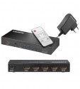 HDMI Umschaltbox 5 IN / 1 OUT, mit Fernbedienung AVS 40 HDMI� REMotorolaE SWITCH 5IN/1OUT