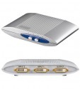 Goobaymanuelle DVI Umschaltbox 2 IN / 1OUT, silber (Blister Verpackung) AVS 26 S DVI UMSCHALTBOX 2IN/1OUT SB