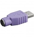 Goobay USB-Adapter, Polybag,  A  Stecker > PS2 Buchse USB ADAP A-M/PS2-F PL