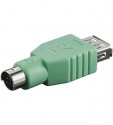 Goobay USB-Adapter, Polybag,  A  Buchse > PS2 Stecker USB ADAP A-F/PS2-M PL