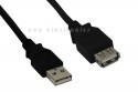 USB 2.0 Verl�ngerung, InLine�, St/Bu Typ A, schwarz, 3m
