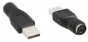 USB PS/2 Adapter, InLine�, USB Stecker A auf PS/2 Buchse