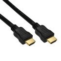 HDMI Kabel, InLine�, High Speed HDMI� Cable with Ethernet, St/St, schwarz/gold, 3m