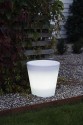 Beleucht.Blumenk�bel klein wei� 7637-000