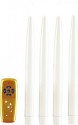 LED Leuchtkerzen 4-teil. 29cm 003-20 kabellos mit Fernbedienung