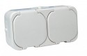 AQUA-TOP FR 2-fa.Steckdose wei� 10228