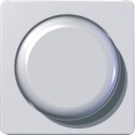 Dimmer-Zentralplatt.m.Drehknopf reinwei� 102231