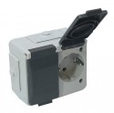 Nortic FR Steckdo. 2-fa.waager.670 02 32
