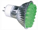 LED Lampe 38LED MR16 gr�n MR1638-g gr�n