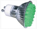 LED Lampe 38LED GU10 gr�n GU1038-g gr�n