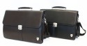 Edle Aktentasche, Laptoptasche 14 , Tragegurt, polyester-pu, braun