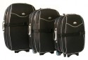 AIRFIELD Trolley Set 3 Teilig, schwarz