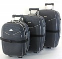 AIRFIELD Trolley Set 3 Teilig, grau
