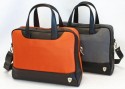 Laptop-Tasche 14 , polyester/pu, braun/orange