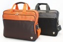 Laptoptasche 15 , polyester, braun/orange