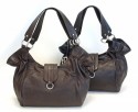 Leder Handtasche, E&E RL-hochwertig, braun