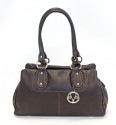 Leder Handtasche, E&E RL-hochwertig, braun