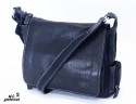 Edle Echt-Leder Herrentasche, MC-Adventure, schwarz