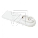 Fu�leisten-Steckdose 2-fach