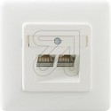 Anschlu�dose UAE-Cat.6A iso-8/8 UP reinwei� 136112070