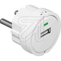 Schuko-USB-Ladeadapter 43095