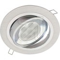 LED Dekolichterkette 20 cw LED  3189-903 silberfarbene Perlen und Schneekristalle