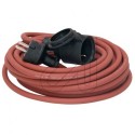 Gummi-Verl�ng. H07RN-F 3G1,5 / 25m rot