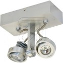 Power-LED-Strahler 2x3W/ww alu PDS 2602
