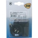 SB Iso-Fassung E14 schwarz mit Schraubring