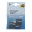 SB Winkel-Stecker schwarz (2 St�ck)