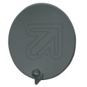 Stahl-Spiegel 80cm anthrazit