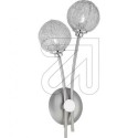 Wandleuchte 2flg stahl/chrom 9796-55