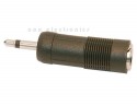 Audio Adapter, InLine�, 3,5mm Klinke Stecker Mono auf 1x 6,3mm Klinke Buchse Stereo