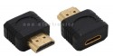 HDMI Adapter, InLine�, HDMI Stecker auf Mini HDMI Buchse, vergoldete Kontakte