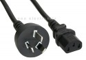 Netzkabel, InLine�, Netzstecker Australien/Argentinien auf Kaltger�testecker, 1,8m
