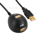 USB 2.0 Verl�ngerung, InLine�, St/Bu Typ A, schwarz, mit Standfuss, 2m