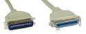 Serielle Verl�ngerung, InLine�, 36pol Centronics St/Bu vergossen, 1:1 belegt, 2m