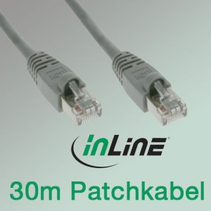 InLine Netzwerkkabel RJ-45 Cat5e Patchkabel, 30.0m