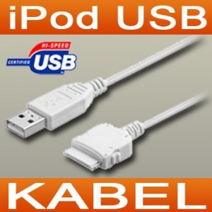 iPod USB Datenkabel weiss, f�r IPOD/IPOD MINI/NANO/IPHONE