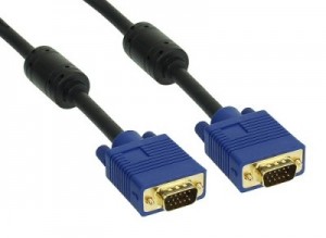 S-VGA Kabel Premium, InLine�, 15pol HD St/St, schwarz, 1m